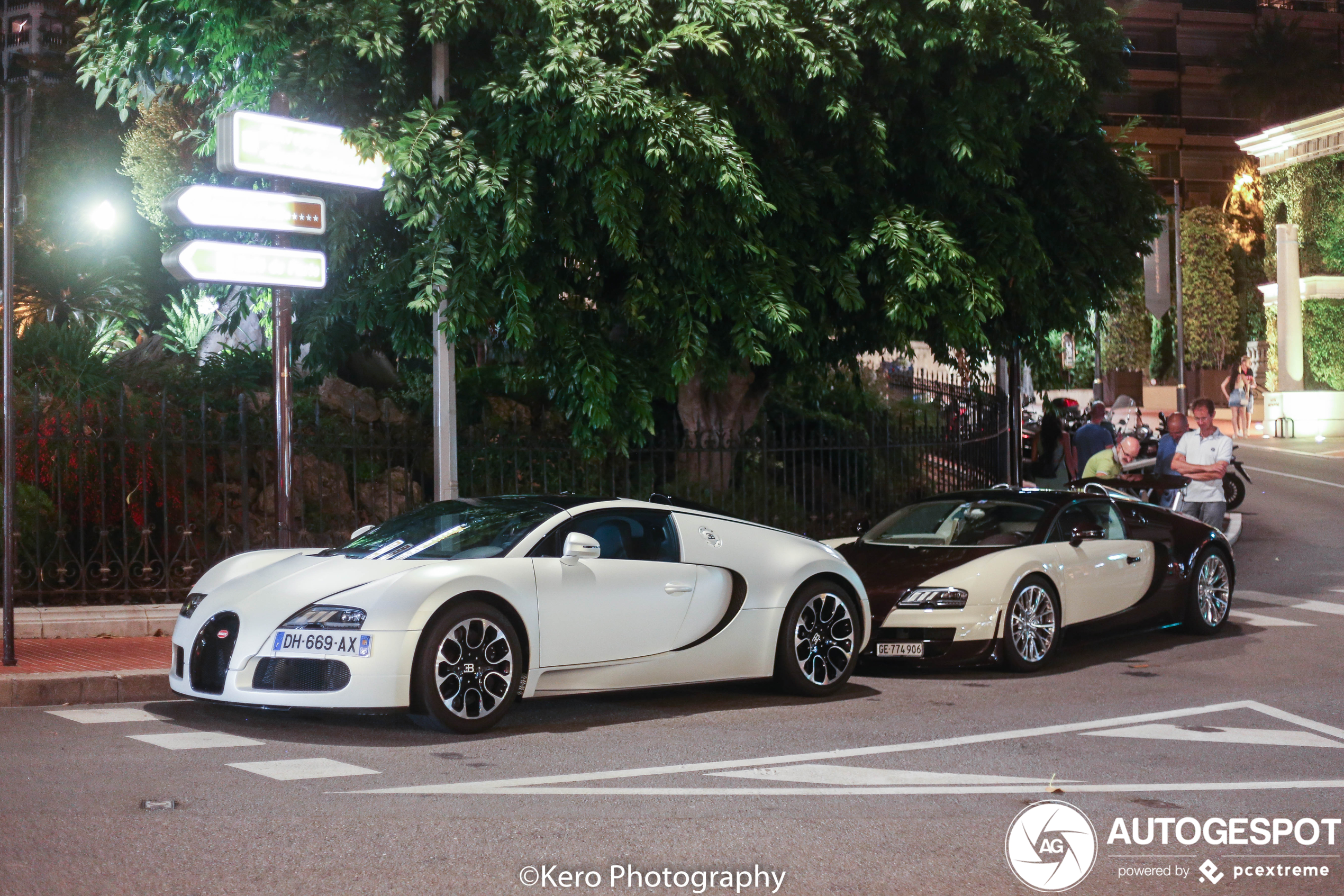 Bugatti Veyron trio meets Rimac Nevera in Monaco